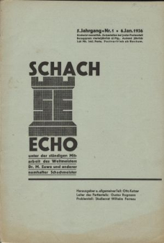 Schach Echo 1936